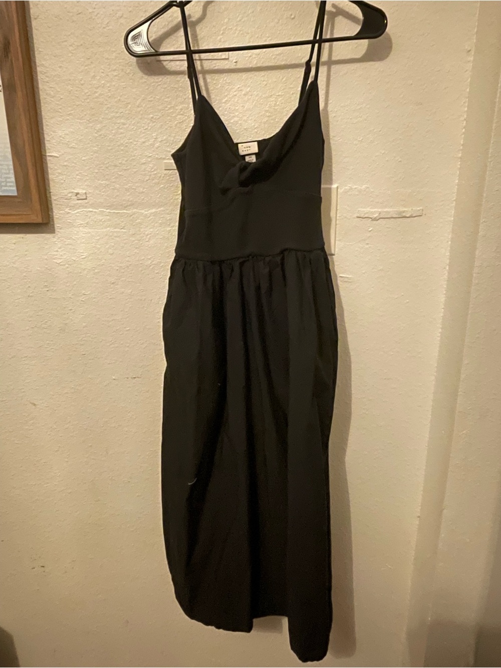 a new day Black Spaghetti-Strap Slip with Twist Front - Picture 6 of 8